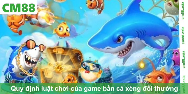 Quy định luật chơi của game bắn cá xèng đổi thưởng
