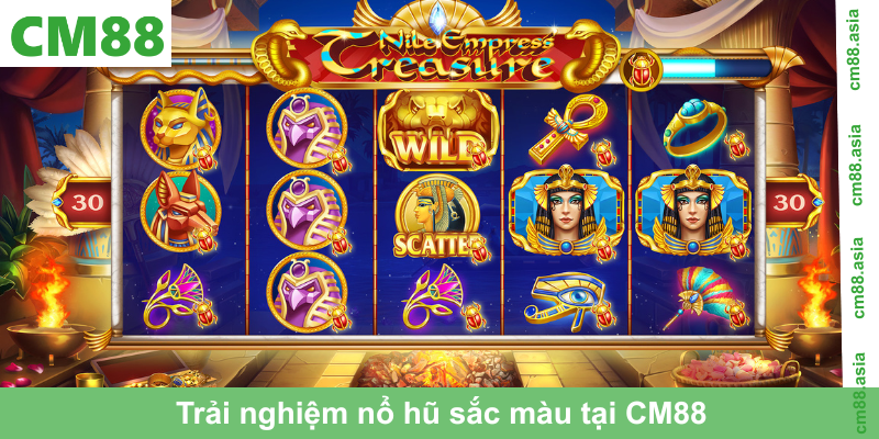 Trải nghiệm nổ hũ sắc màu tại CM88